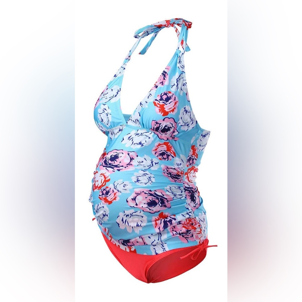 Maternity Tankini Set - Picture 2 of 8
